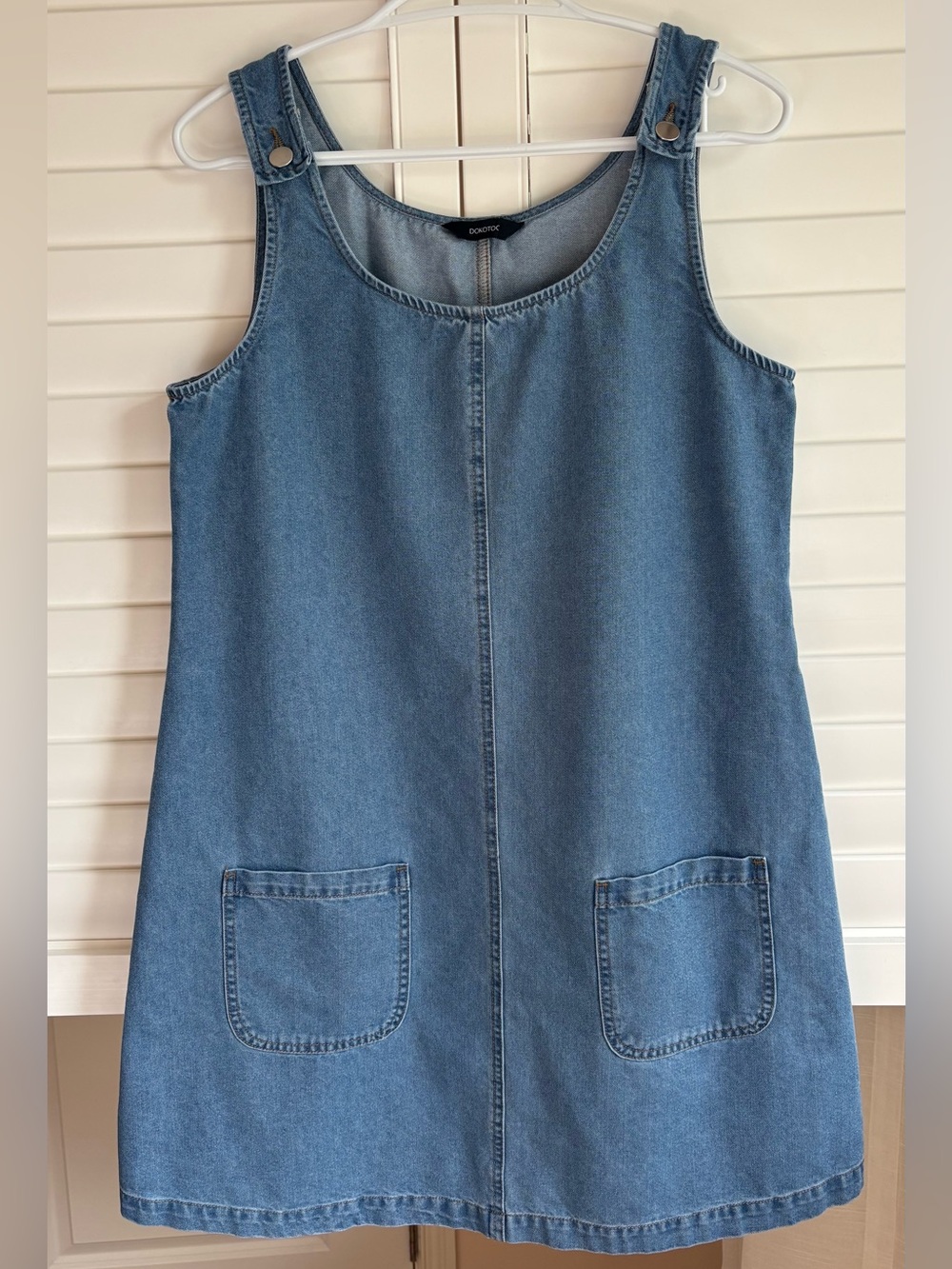 Jean dress with pockets size small